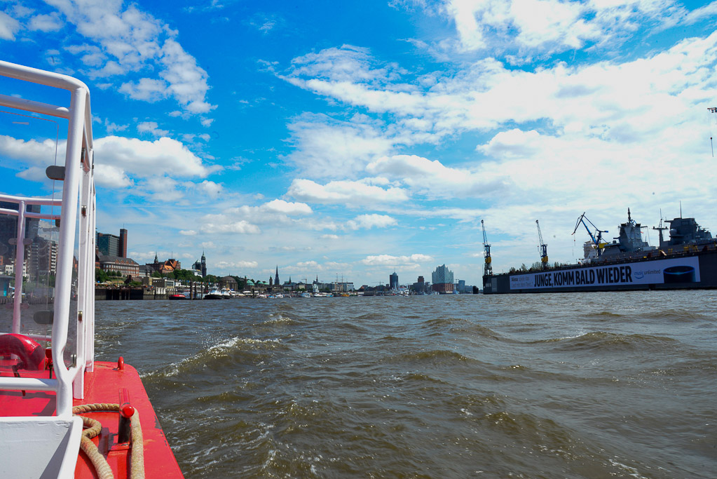 Blick über die Elbe