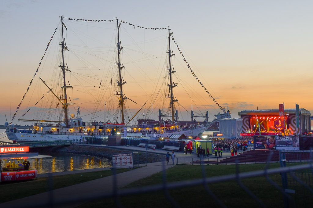 Hafen im Abendlicht