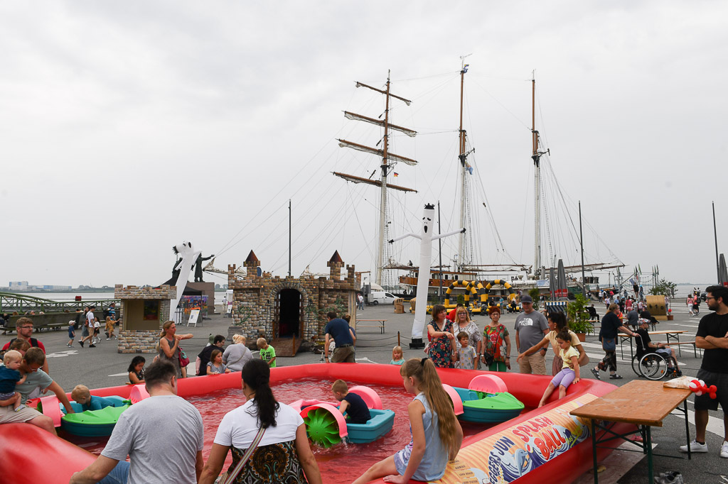 Spielbereich am Hafen