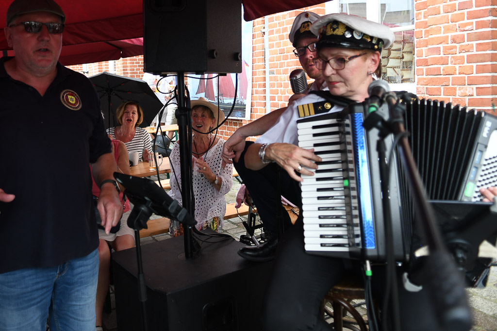 Musiker mit Akkordeon
