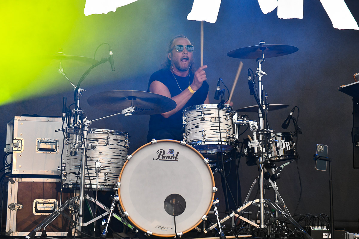 Band auf der Bühne