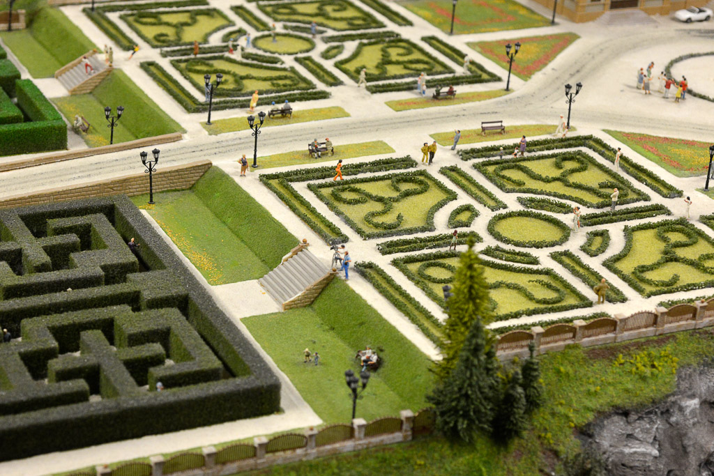 Schlossgarten mit Labyrinth