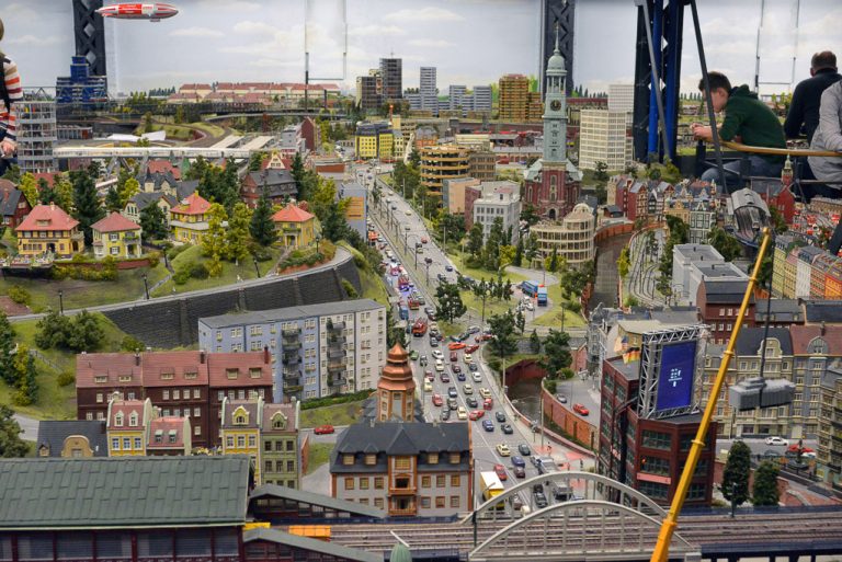 Hamburger Hafen im Modell