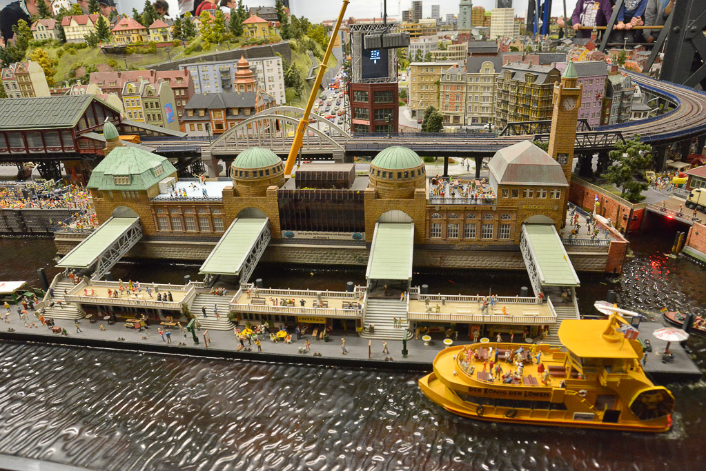 Hamburger Hafen im Modell