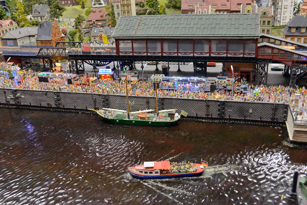 Hamburger Hafen im Modell