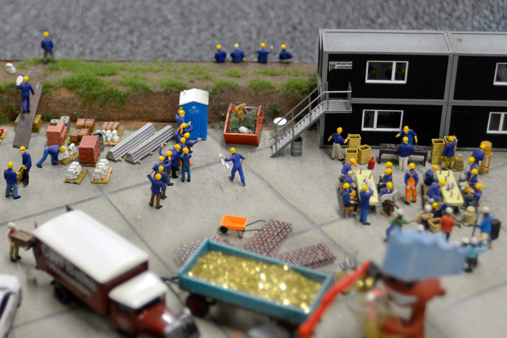 Baustelle im Modell