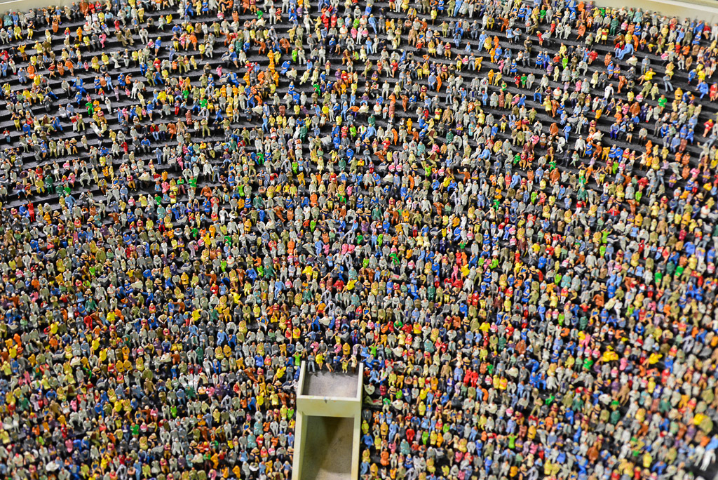 Konzertarena mit Fans