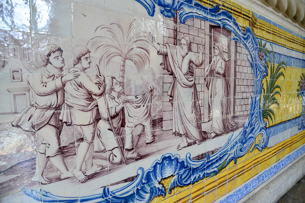 Azulejo-Bild im Refektorium