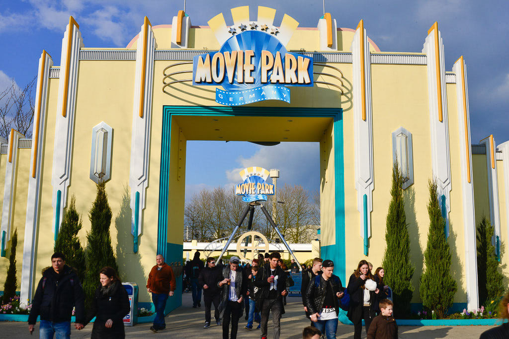 Eingangsportal des Movie Park