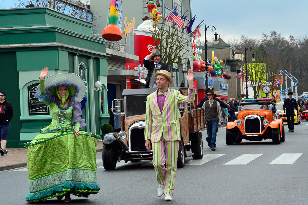 Darsteller bei der Parade