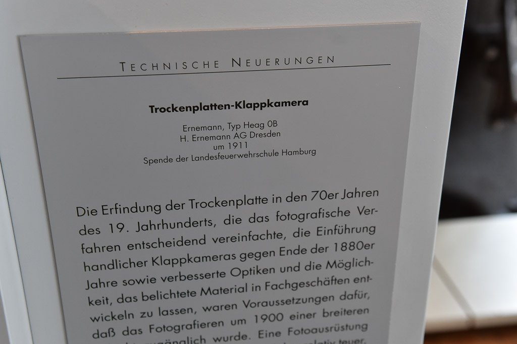 Texttafel zur Technik