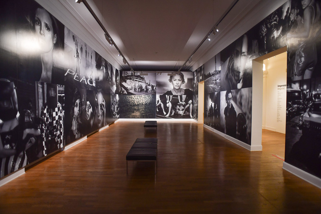 Fotografien in der Lindbergh-Ausstellung
