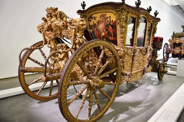 Vergoldete Prunkkutsche