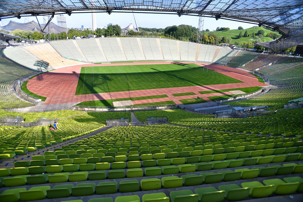 Olympiastadion von oben