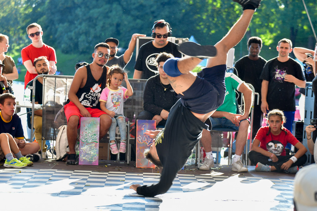 Breakdancer in Aktion