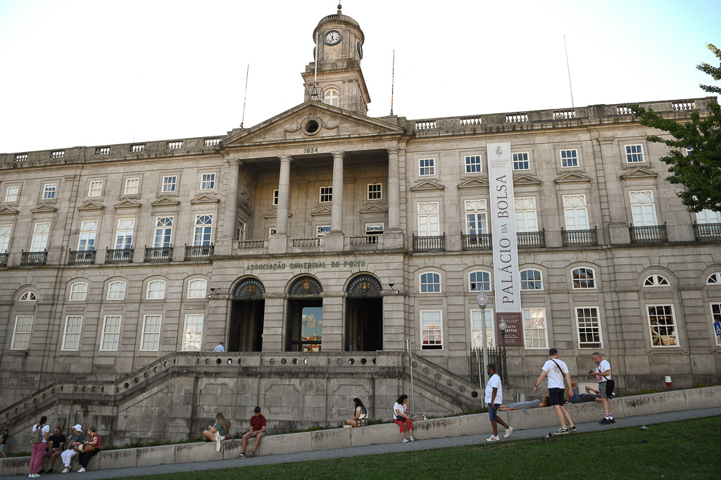 Fassade des Palácio da Bolsa