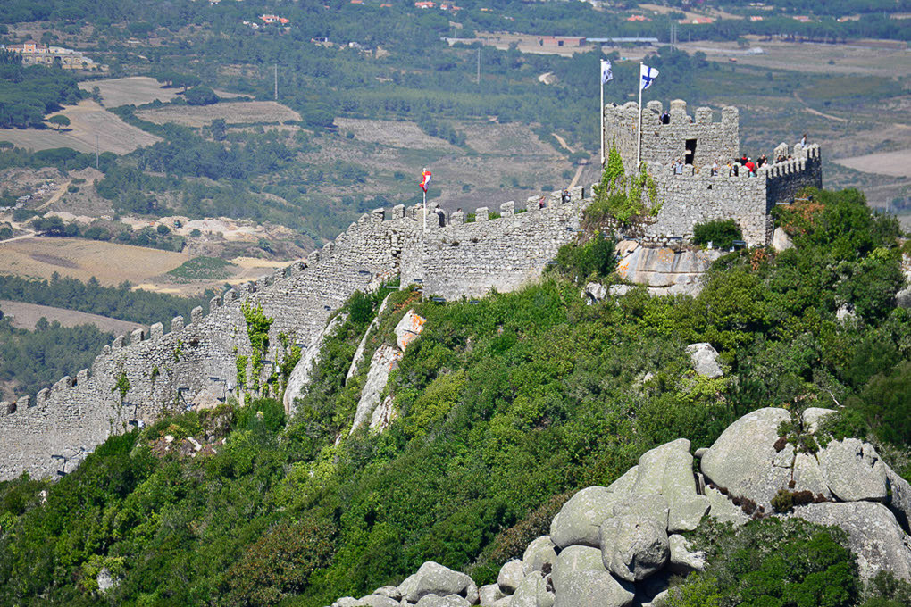 Maurenburg auf dem Bergrücken