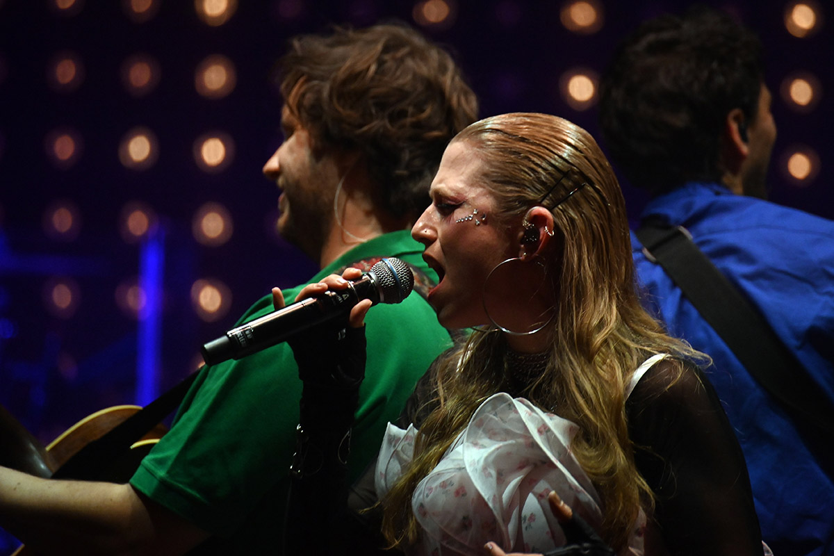 Musiker auf der Bühne