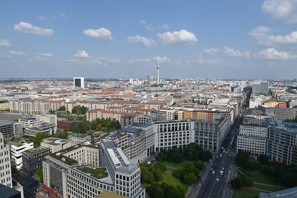 Blick über die Dächer von Berlin