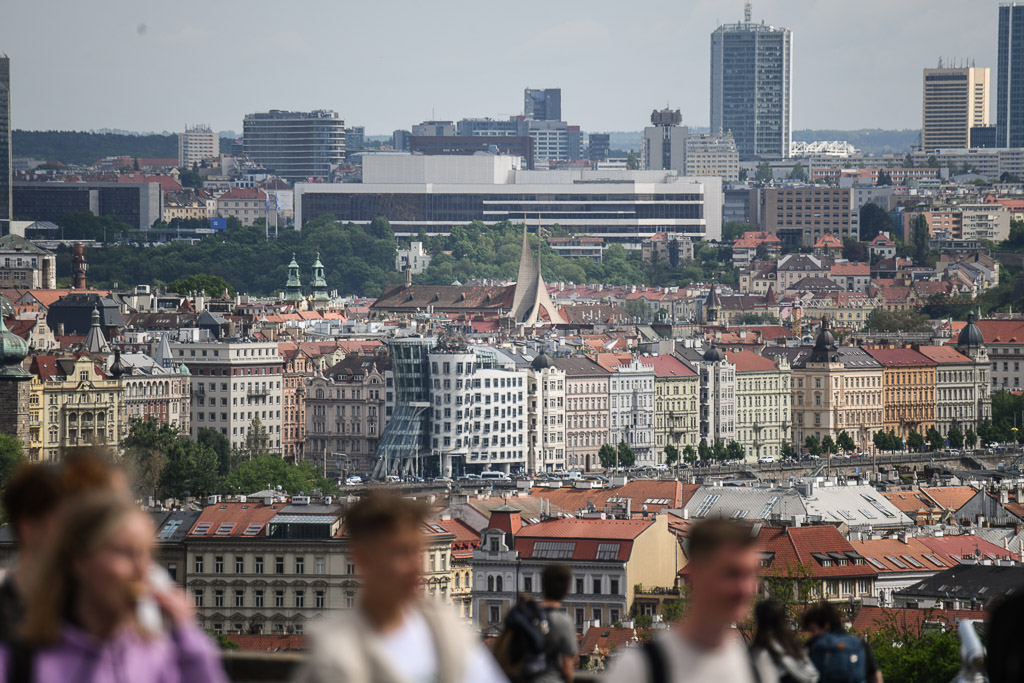 Blick auf Prag vom Burgareal