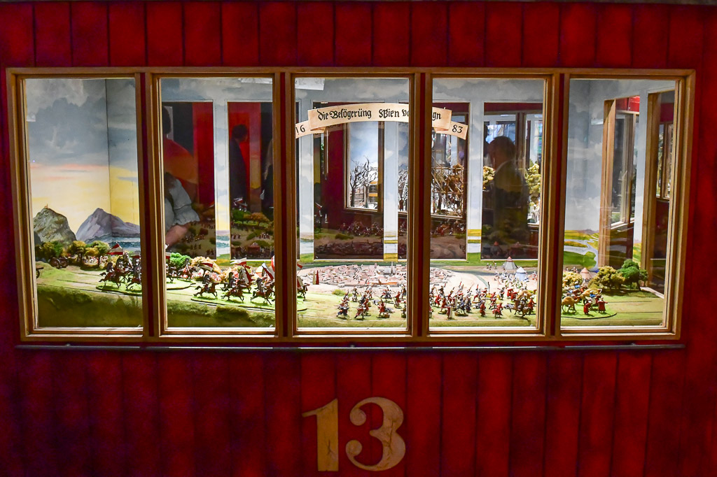 Waggonmodell im Panoramamuseum