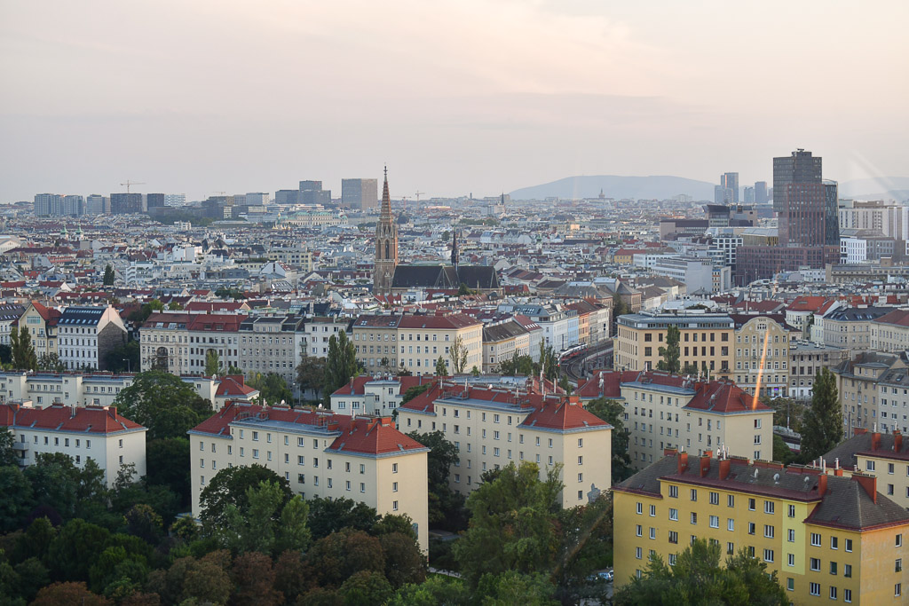 Blick über die Dächer von Wien