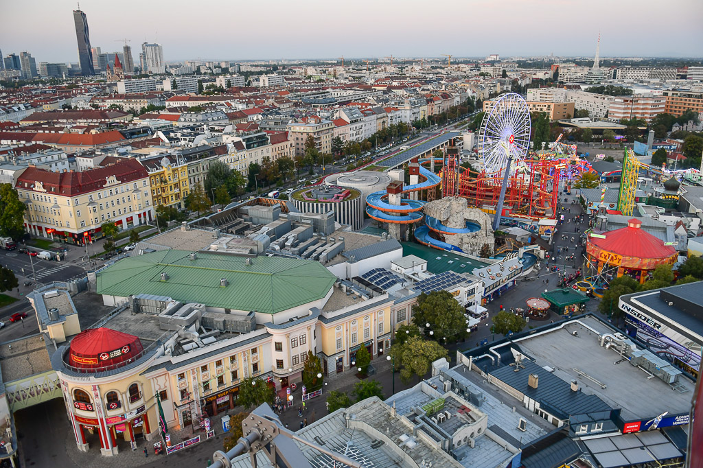 Stadtblick mit Praterstraße
