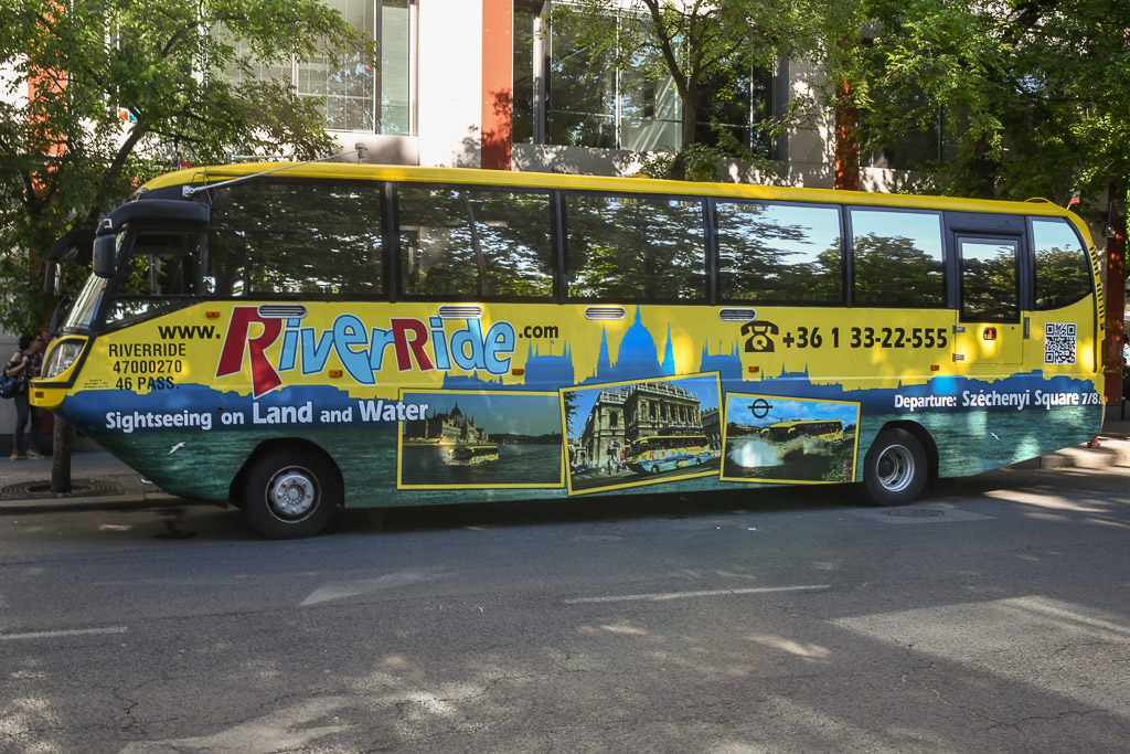 Der amphibische RiverRide-Bus