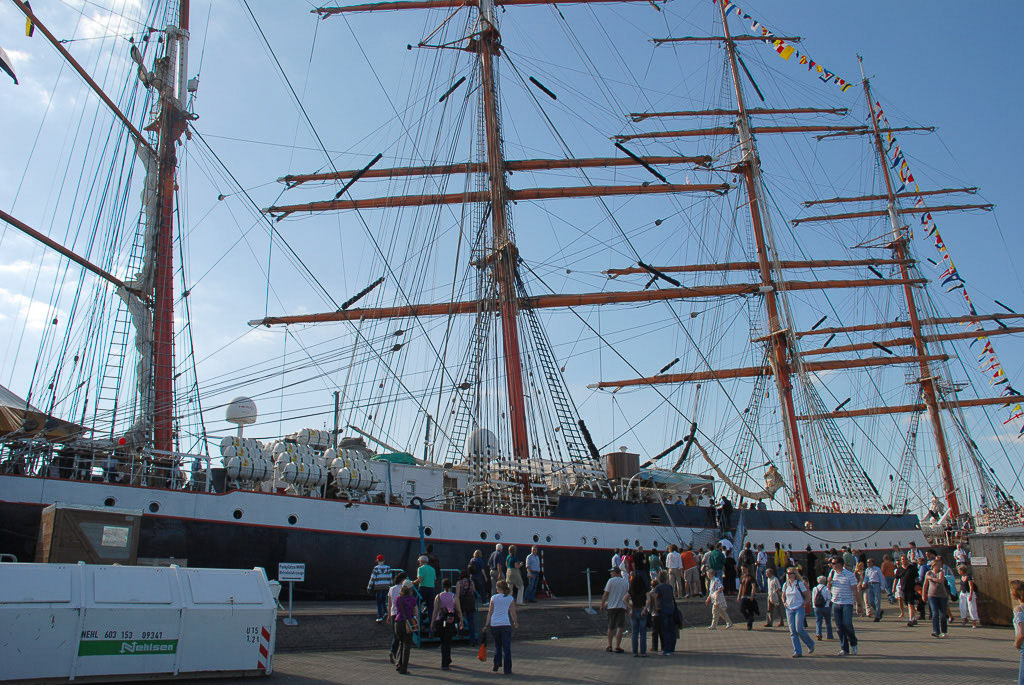 Takelage großer Segelschiffe