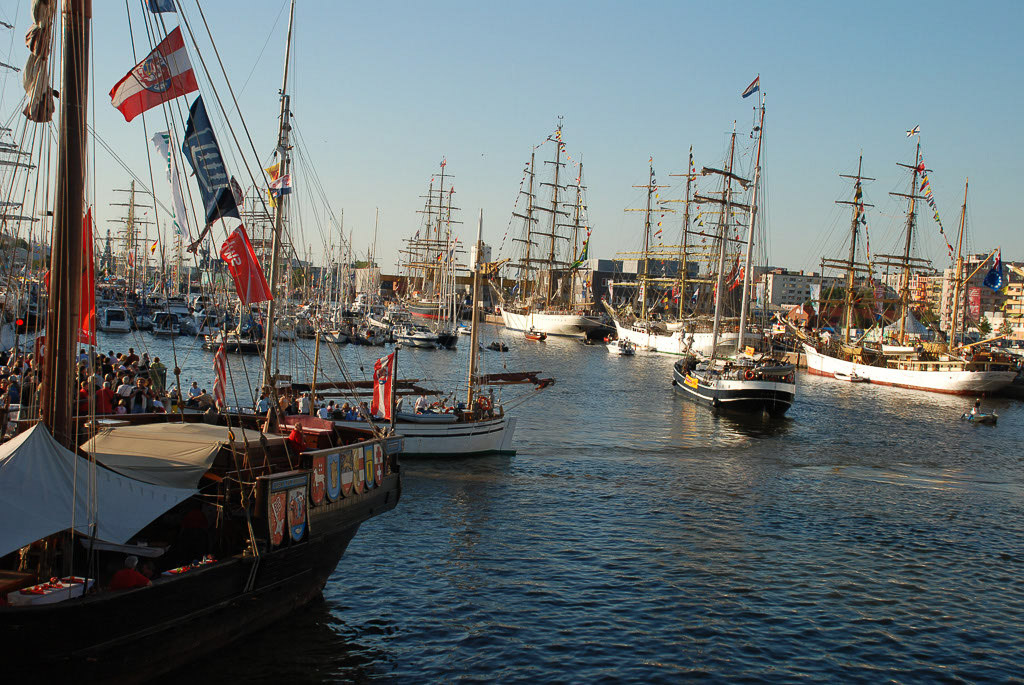 Hafen im Abendlicht