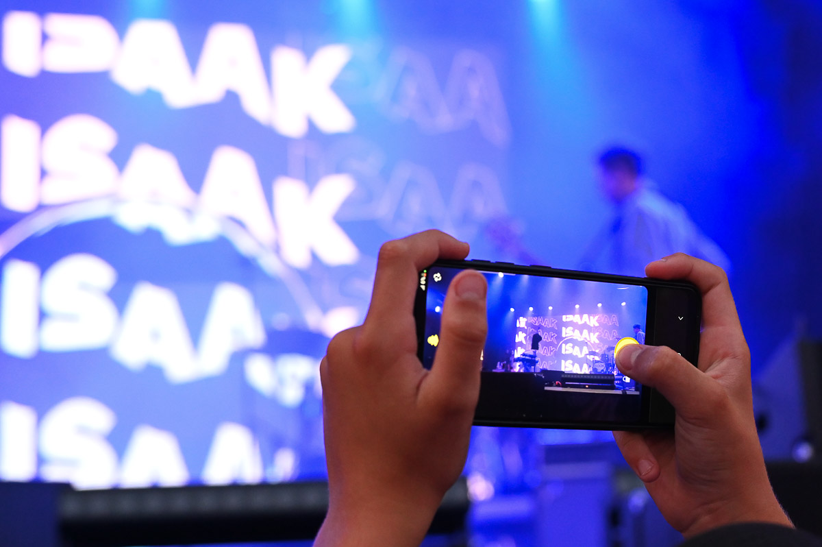 Konzert der Band Isaak