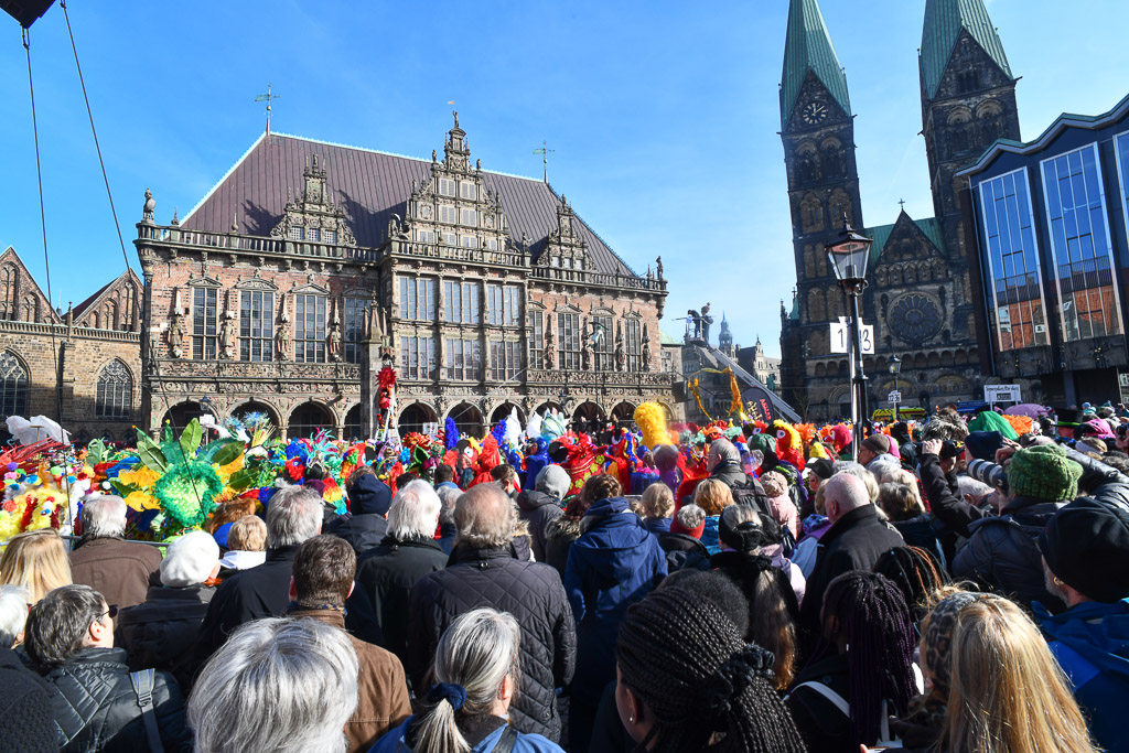 Eröffnung auf dem Marktplatz vor dem Rathaus