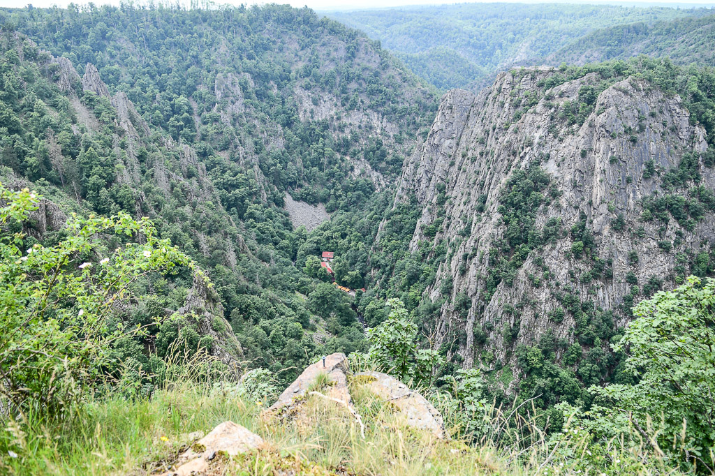Felsschlucht im Bodetal