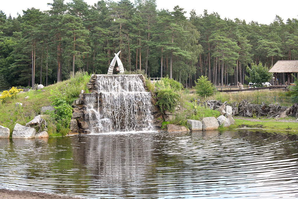 Wasserfall im Park