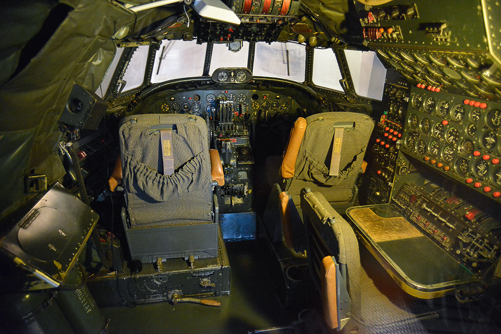 Cockpit eines Flugzeugs