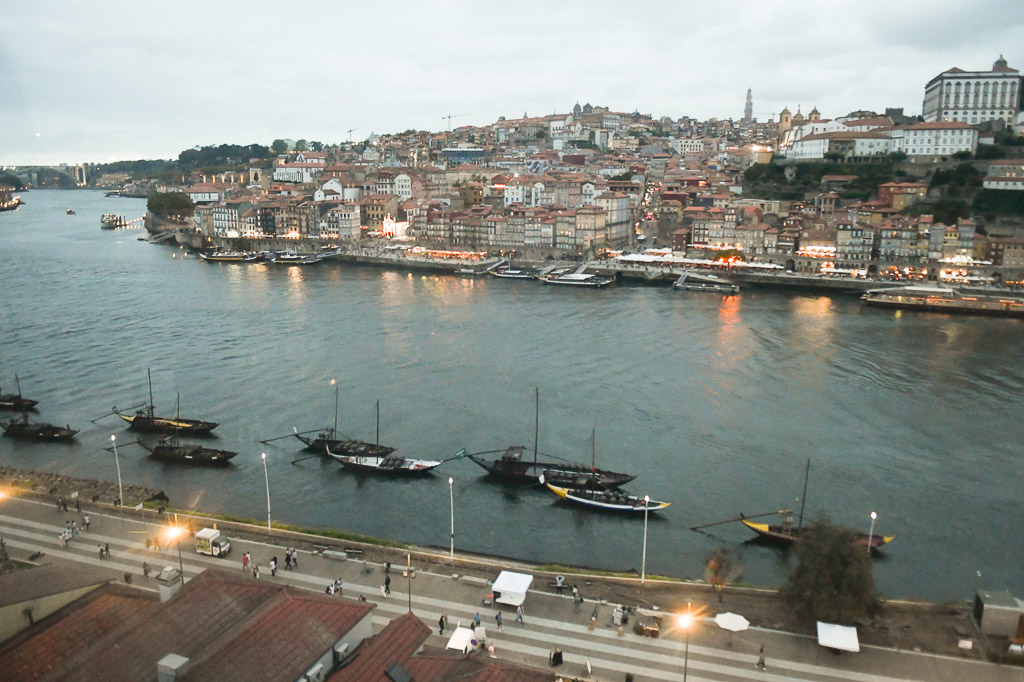 Der Douro und die Altstadt von Gaia aus