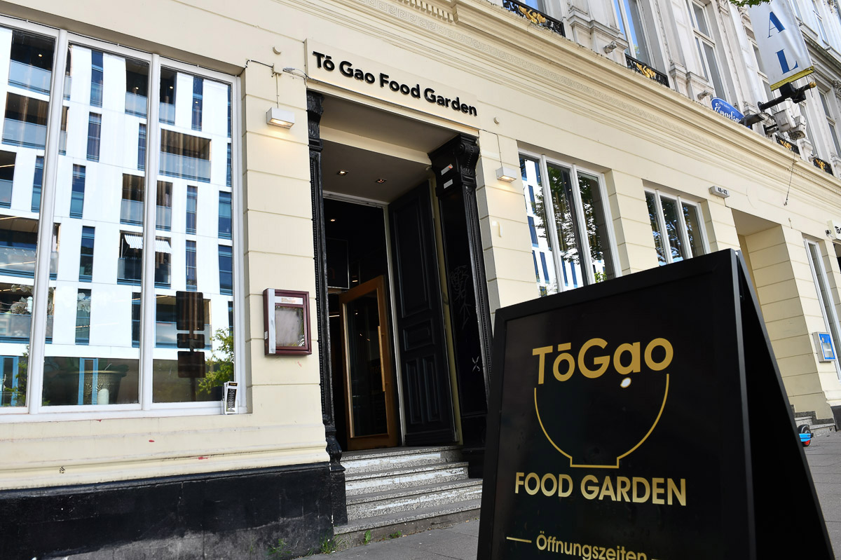 Eingang des To Gao Food Garden am Valentinskamp