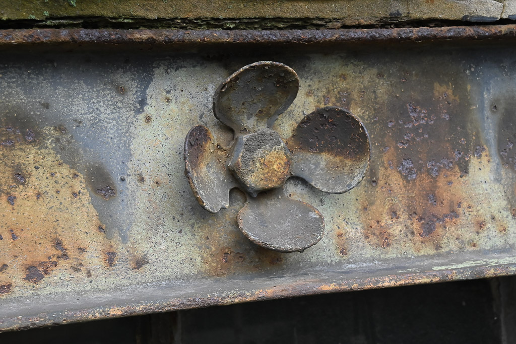 Metallobjekt mit Rost