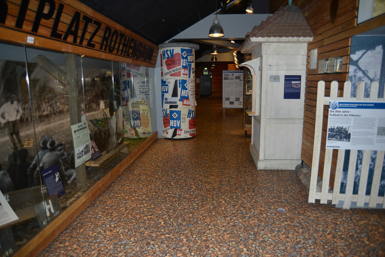 Ausstellungsraum im HSV-Museum