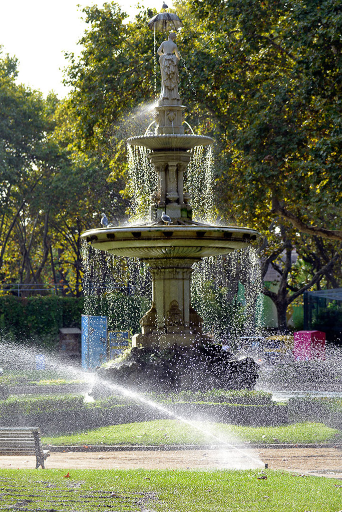 Springbrunnen im Park