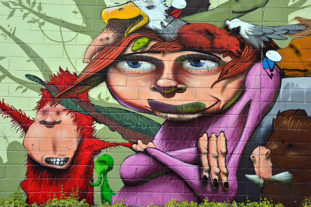 Graffiti im Zoo