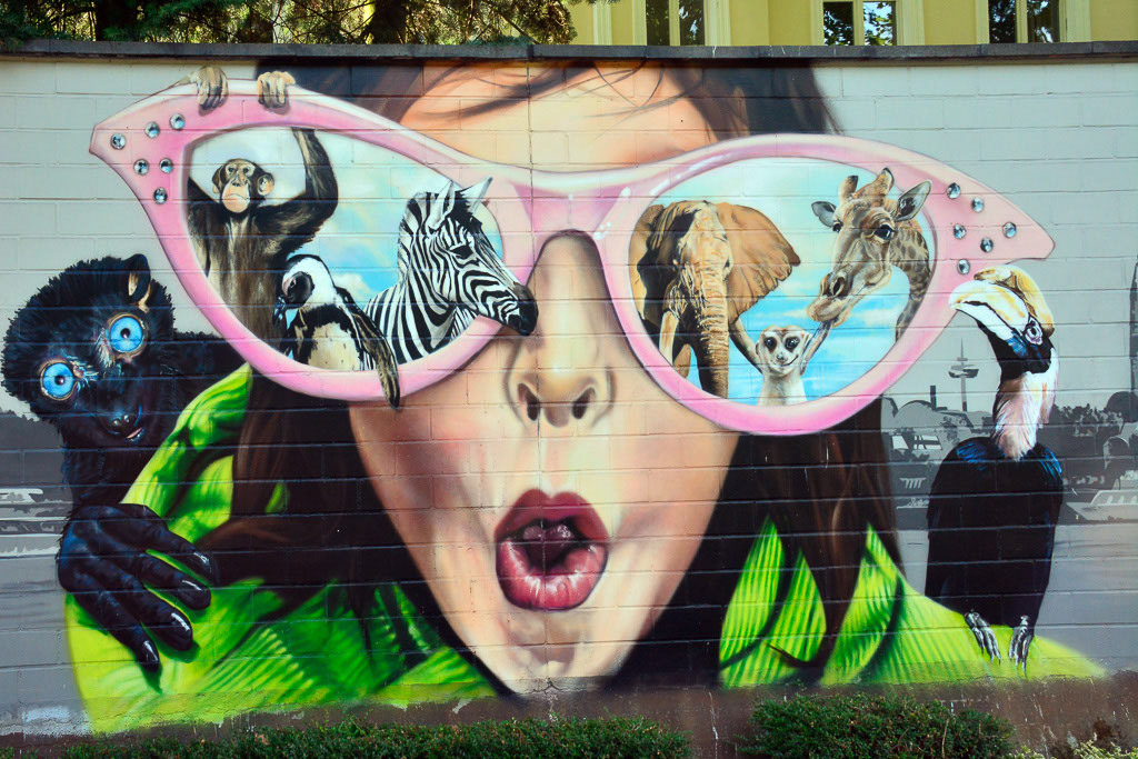 Graffiti im Zoo