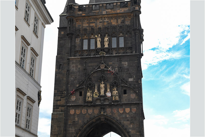 Der Altstädter Brückenturm von der Karlsbrücke