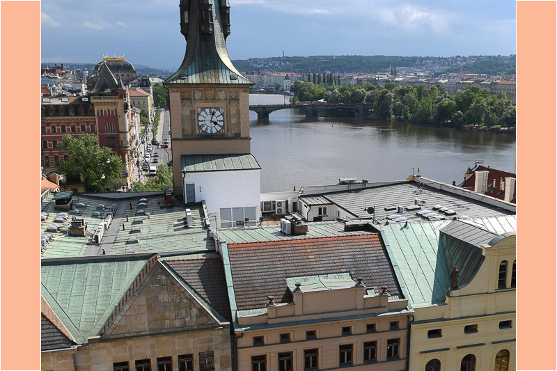 Blick vom Turm auf die Altstadt