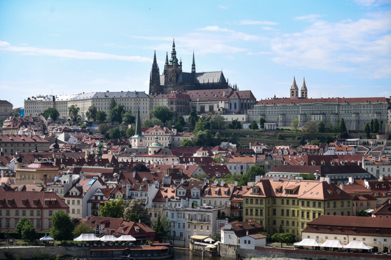Blick auf Kleinseite und Burg