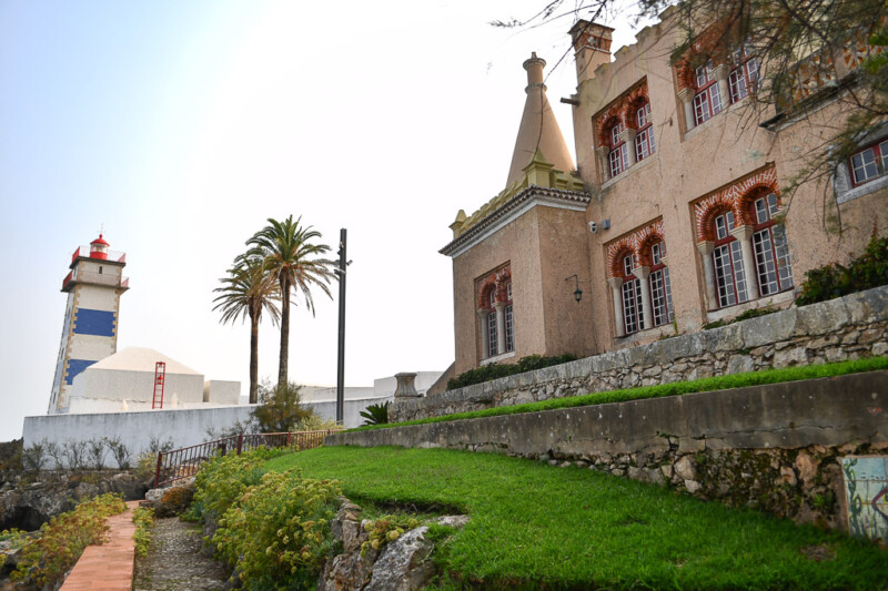 Leuchtturm Farol de Santa Marta mit Haus