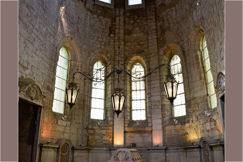 Museumsraum in der Apsis