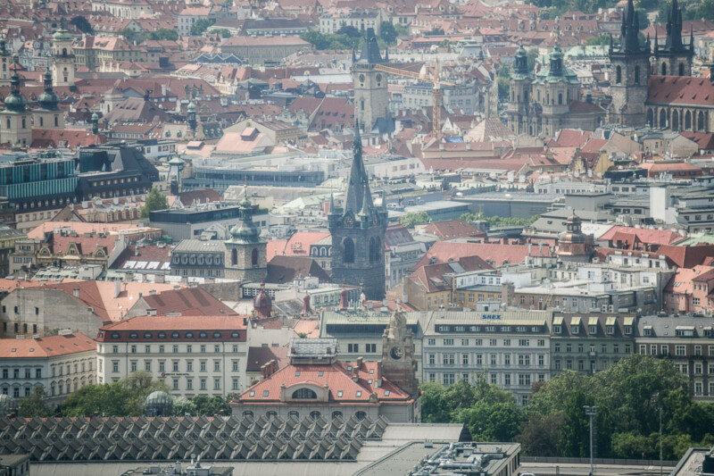 Blick auf die Teynkirche