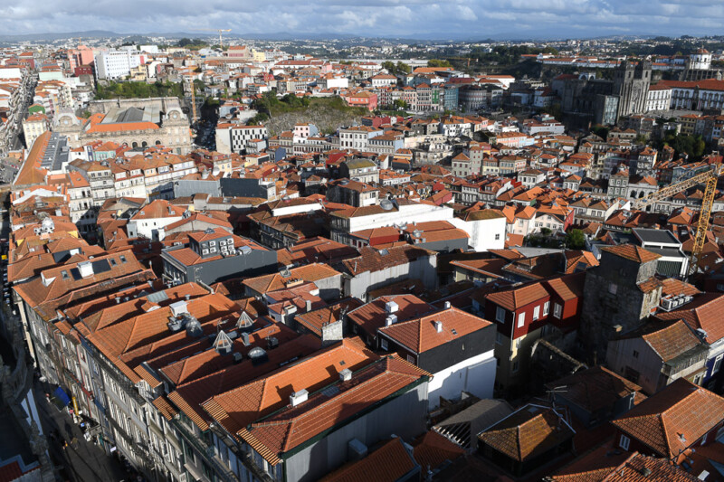 Dächer der Altstadt vom Turm aus