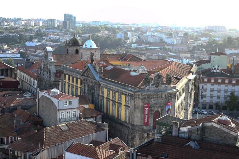 Gebäude der Altstadt von oben